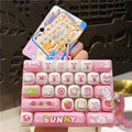 Stress-Relief Keycap Keychain Set with 26 Giant Keyboard Keycaps - Color Options