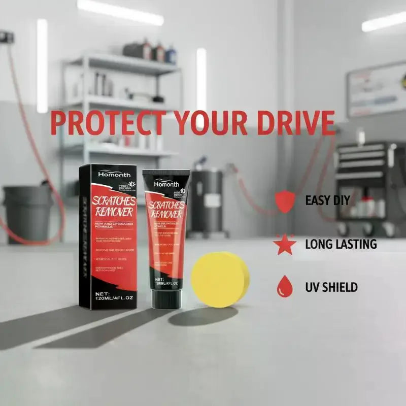Car Paint Repair Wax - Easy Polishing & Scratch Removal for All Vehicle Types