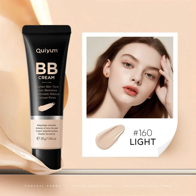 High Coverage Waterproof BB Cream Foundation Concealer Primer - Brighten & Even Skin Tone