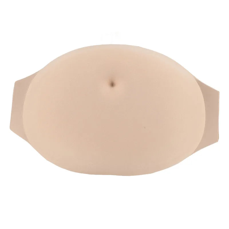 Breathable Lightweight Fake Pregnancy Belly for Role Play - Realistic Tummy