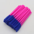 50pcs Silicone Eyelash Brush Mascara Wands Eyelash & Eyebrow Applicators