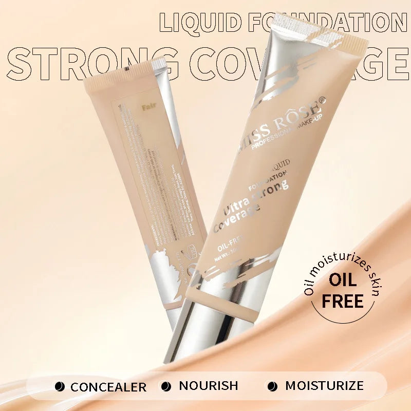 Moisturizing Liquid Foundation for All Skin Tones - Daily Face Makeup