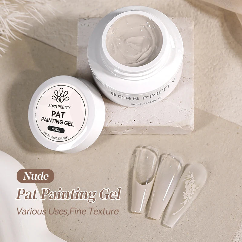 Nude Gel Nail Polish 5ml - Semi-Permanent Gradient UV & LED Nail Art
