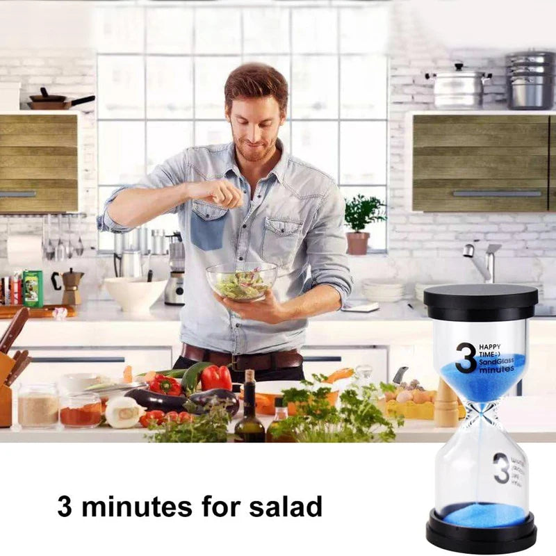 Sand Timer Hourglass Set - 1, 3, 5, 30 Min for Kids & Home Decor
