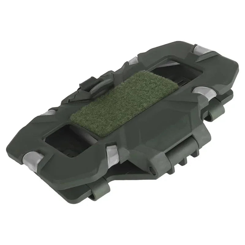 Tactical Vest Phone Holder with Molle Mount for 4.7-6.7 Inch Phones, Foldable Cell Phone Pouch