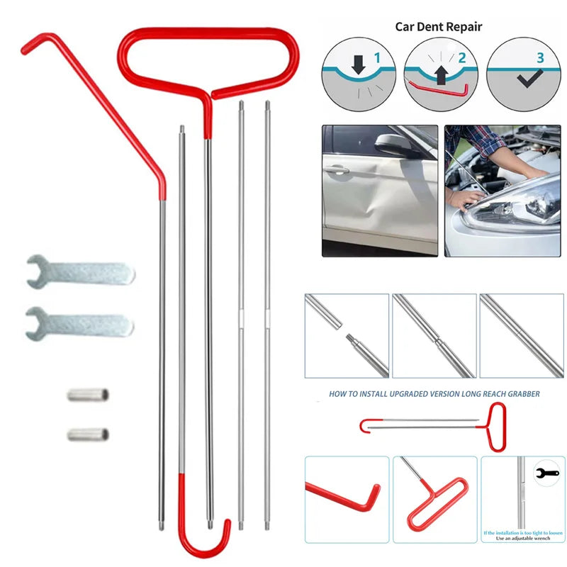 Car Window Lockout Emergency Open Key Kit with Air Wedge & Pump