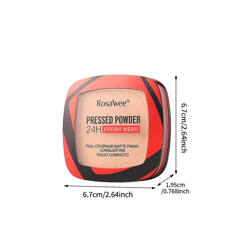 Lightweight Matte Setting Powder with Natural Coverage Waterproof Long-Lasting Face Contour Makeup