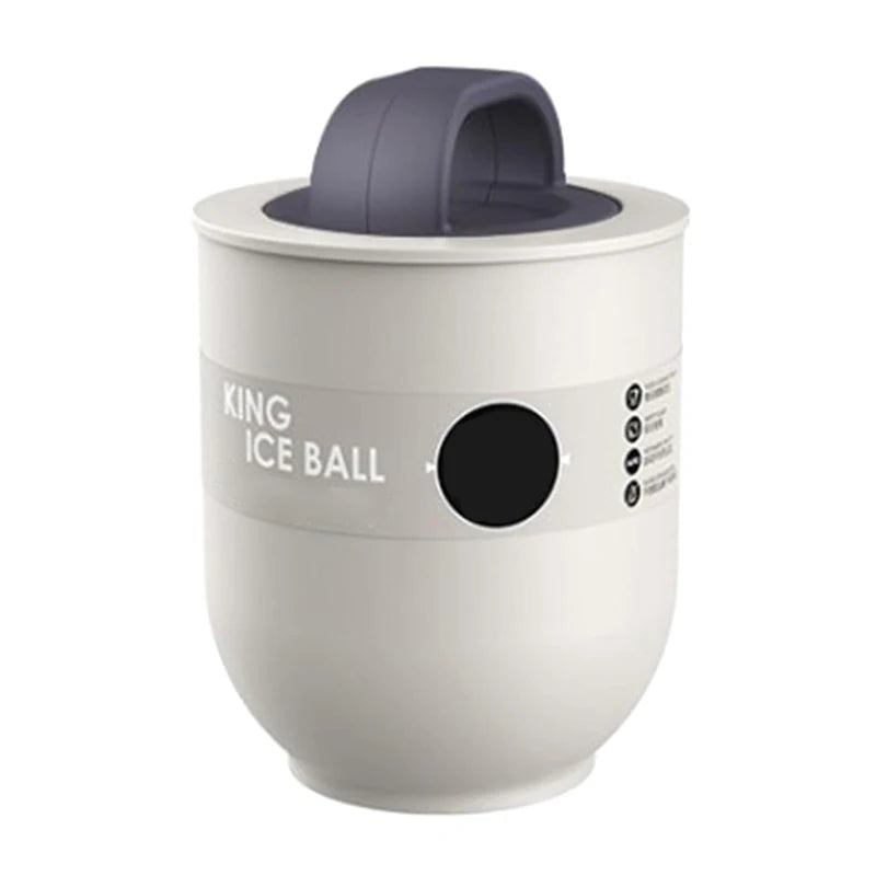 Silicone Ice Ball Mold for Whiskey Cocktails & Drinks, Crystal Clear & Slow-Melting