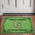 Leisure Frog Doormat Outdoor Welcome Rug - Lightweight Green Carpet for Home