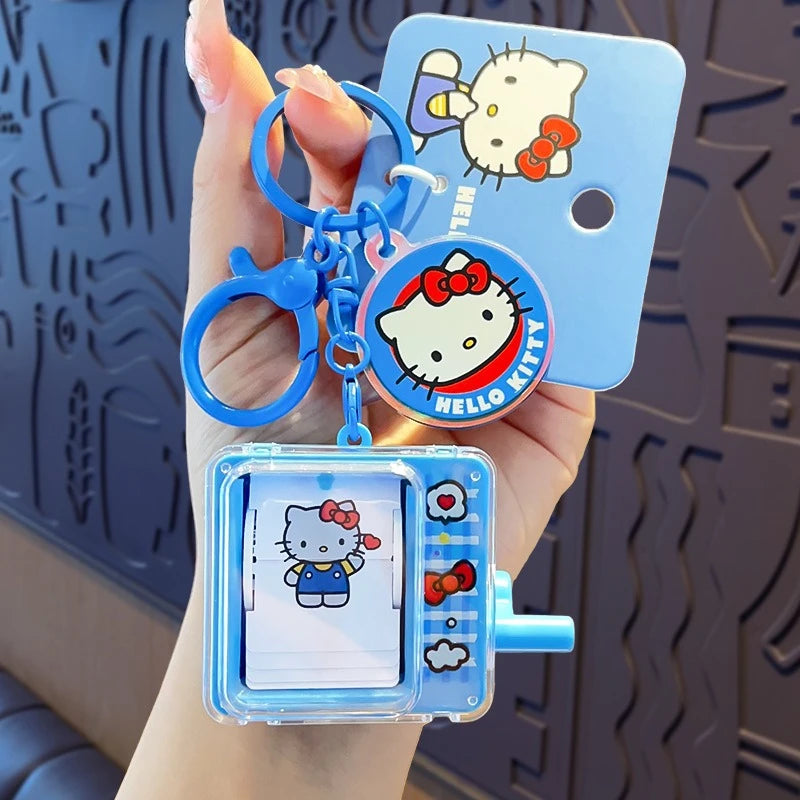 Kawaii Hello Kitty Doll Keychain Cartoon PVC Car Pendant Backpack Accessory