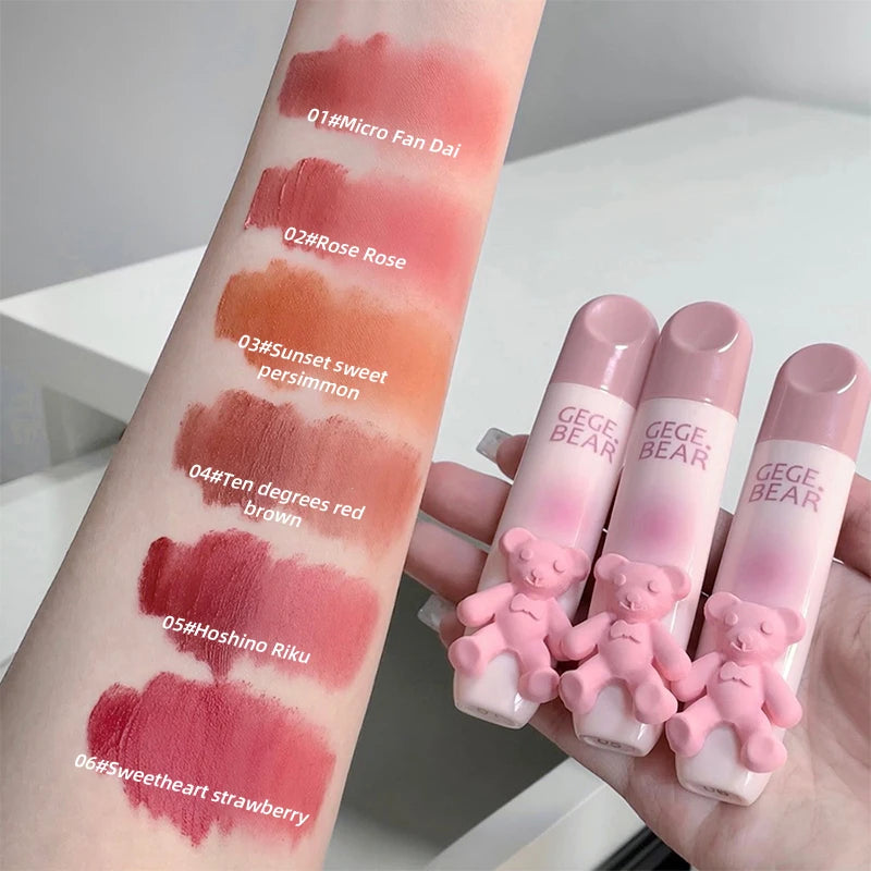 Matte Velvet Lipstick Long-Lasting Lip Gloss Lip Cream Lip Mud