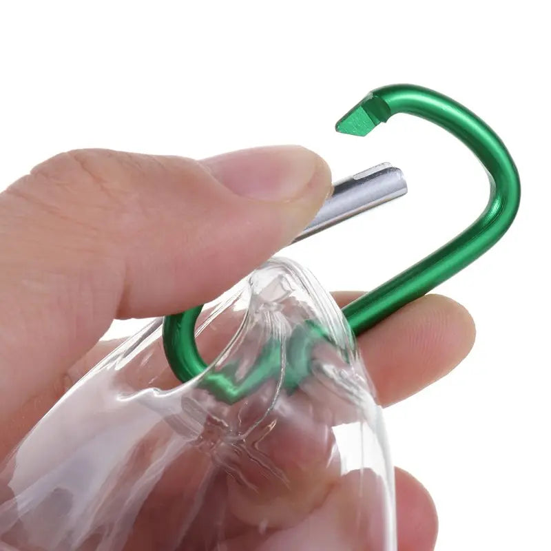 50ml Refillable Heart & Leaf Spray Bottle - Travel Perfume Lotion Container with Metal Hook