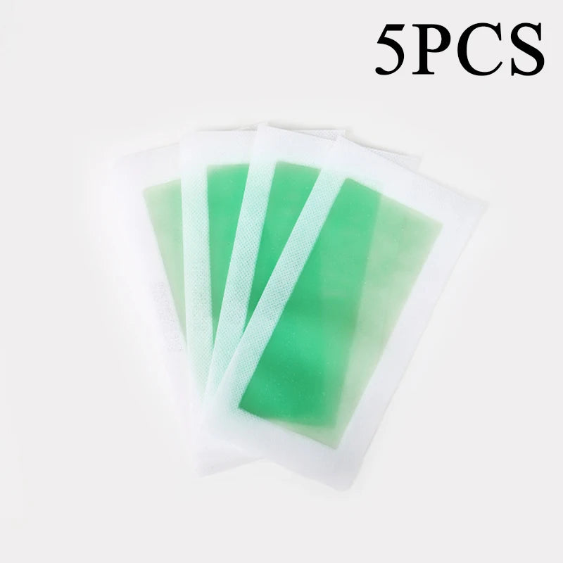 Painless Hair Removal Strips Kit for Face, Eyebrows, Arms & Legs - Quick & Gentle