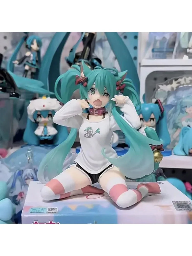 Cute Hatsune Miku Anime Figure Toy 11cm PVC Model Collector Doll Gift