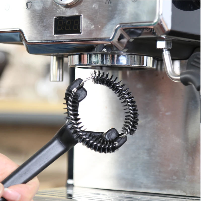 Coffee Machine Brush Cleaner for Espresso Group Head Cleaning - Multi-Color