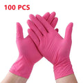 Disposable Nitrile Gloves 100PCS Latex-Free Food Safe Work Safety Gloves