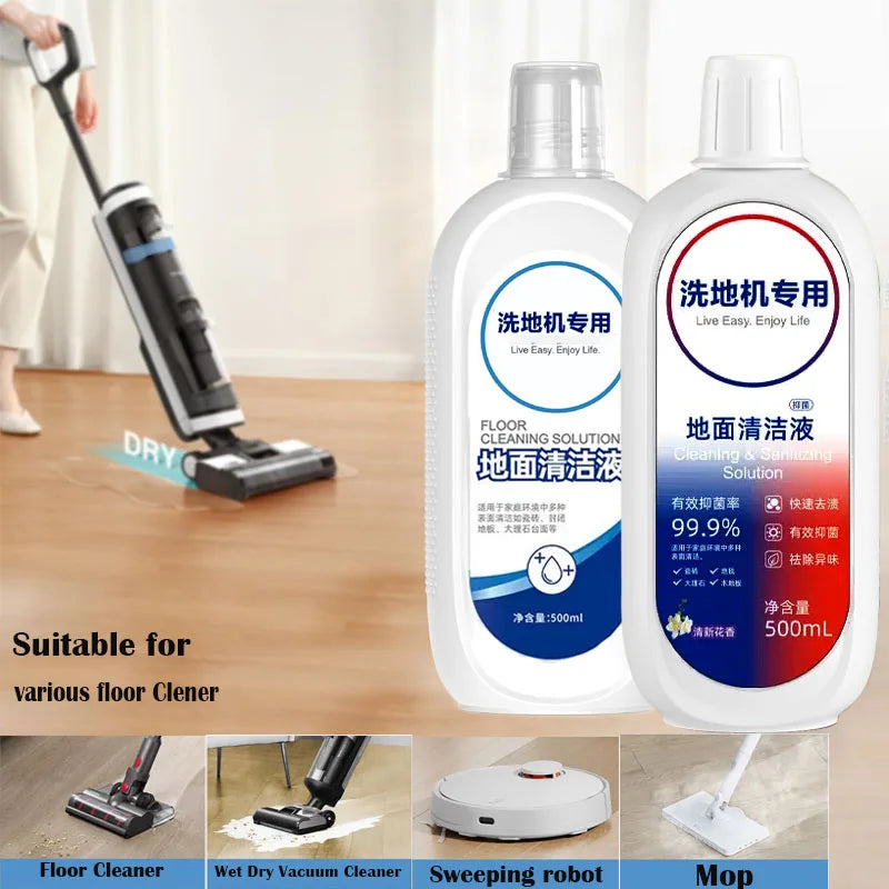 Multi-Surface Floor Cleaner for Tineco iFLOOR & Robotic Vacuums - Antimicrobial, Non-Toxic