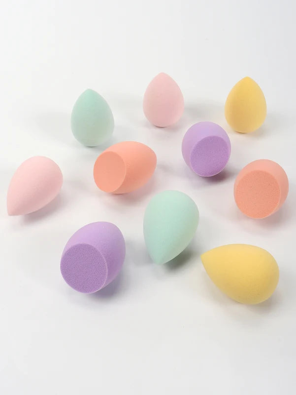 Mini Makeup Sponge Set - Colorful Cosmetic Blenders for Foundation & Concealer
