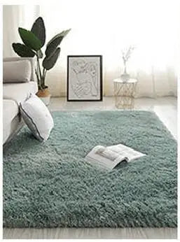 Indoor Plush Carpet for Living Room & Bedroom - Modern Minimalist Design, 800x1600mm