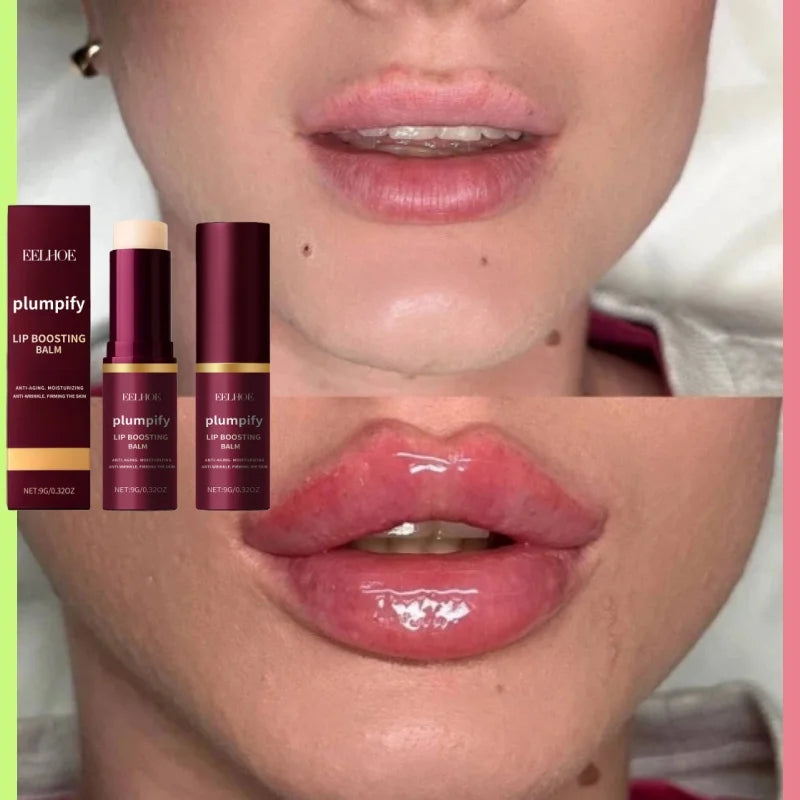 Moisturizing Lip Plumper Gloss Oil - Non-Sticky Daily Lip Care Balm