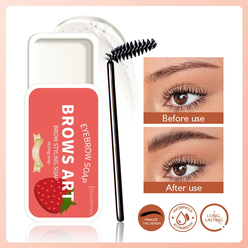 Eyebrow Styling Cream Clear Long-Lasting Wax & Soap for Natural 3D Shape