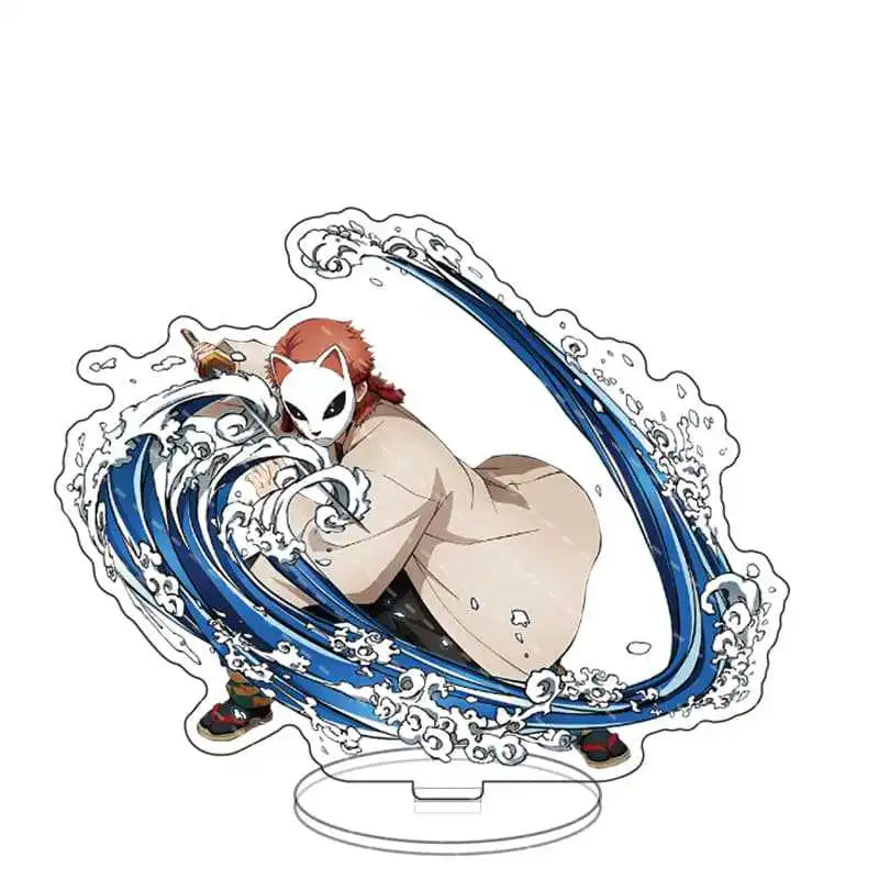 Anime Demon Slayer Acrylic Stands Kimetsu No Yaiba Miniatures & Figurines - Multiple Colors