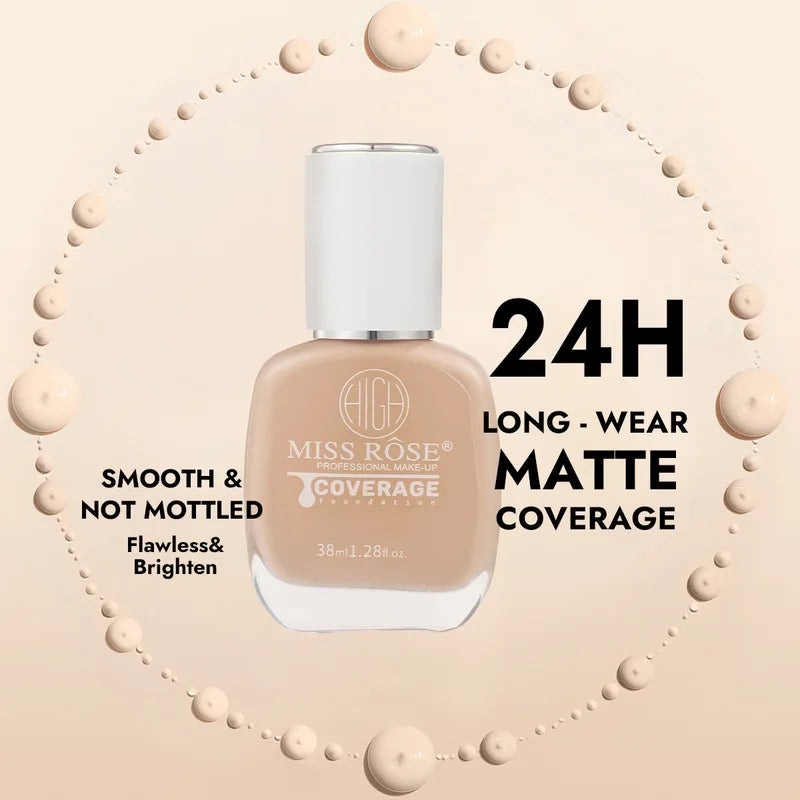 Lightweight Foundation & Concealer Cream for Brightening & Even Skin Tone - All Colors