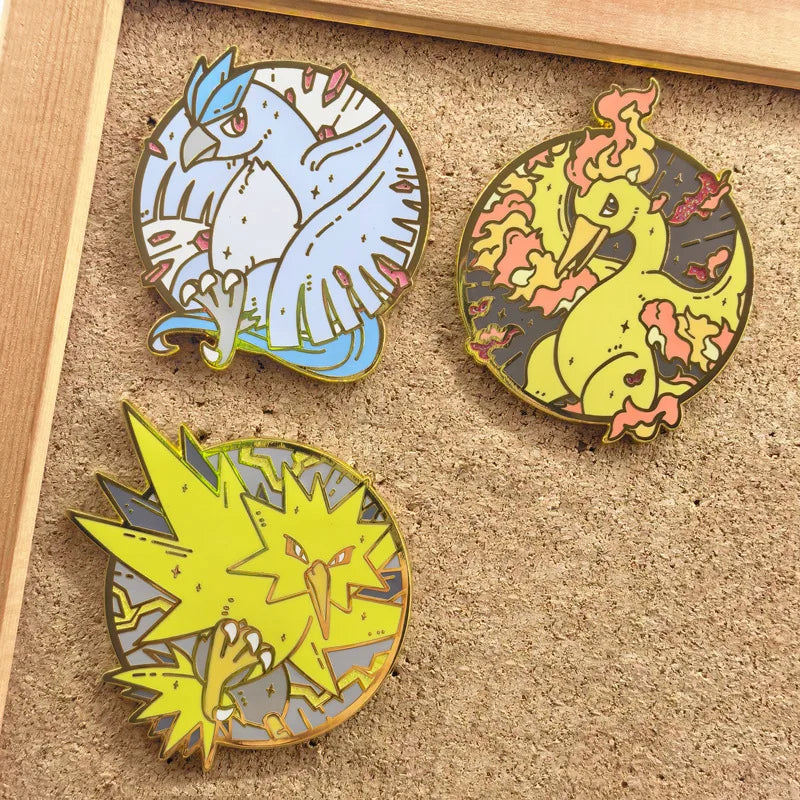 Anime Legend Monster Pins Japanese Game Badges Manga Pendant Brooches for Bags and Clothing