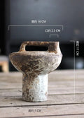 Ceramic Vase for Dried Flowers - Wall-Mount, Retro Home Decor Gift