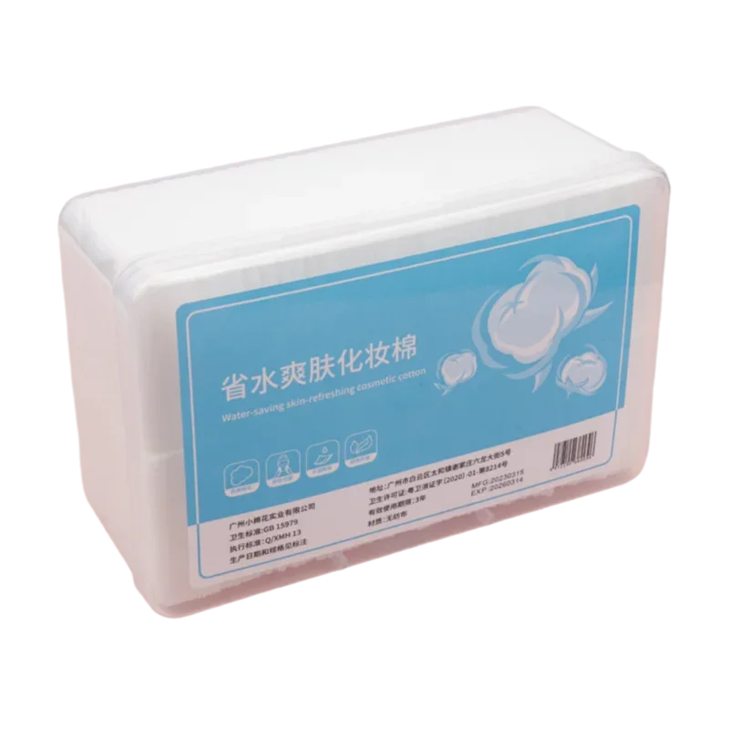 Disposable Makeup Cotton Pads 1000Pcs Soft Facial Cleansing Wipes with Box