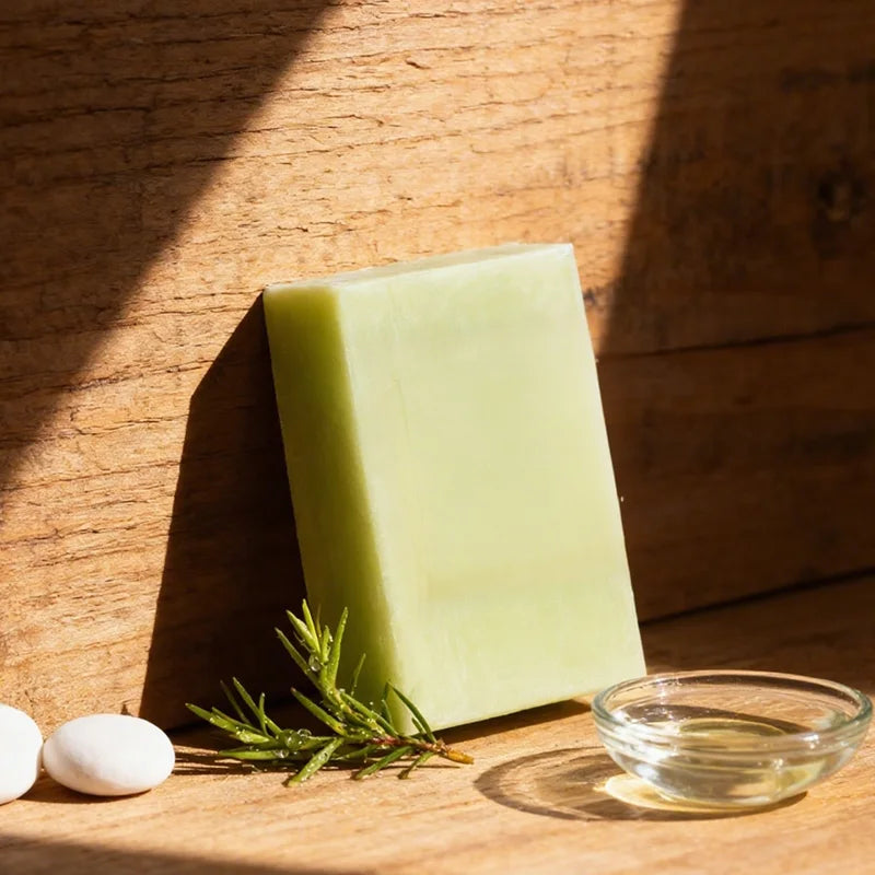 Deep Cleansing Tea Tree Oil Soap Bars for Acne & Pimple Control - 2 Pack