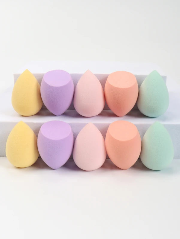 Mini Makeup Sponge Set - Colorful Cosmetic Blenders for Foundation & Concealer