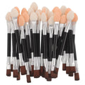 Double-Ended Eyeshadow Brush Set - Soft Bristles for Precise Makeup Application