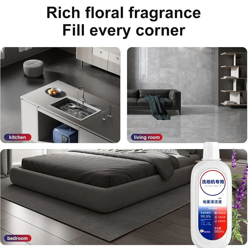 Multi-Surface Floor Cleaner for Tineco iFLOOR & Robotic Vacuums - Antimicrobial, Non-Toxic