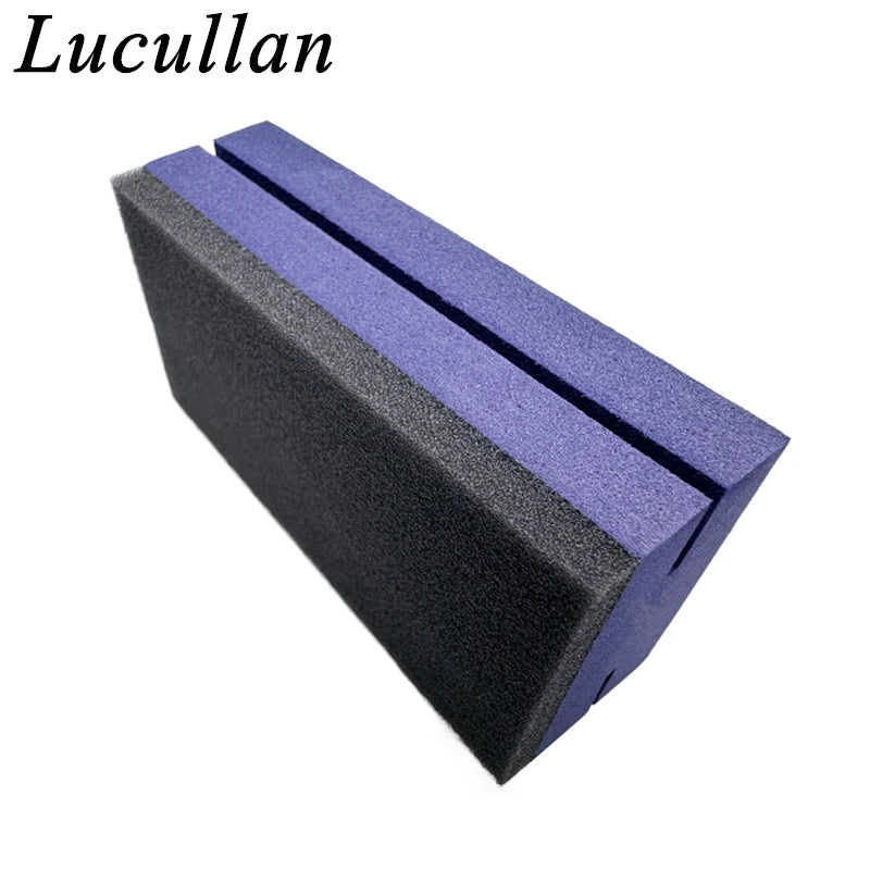 Ceramic Coating Applicator Kit for Cars - Purple, Dark Blue Suede Cloth, Easy Application