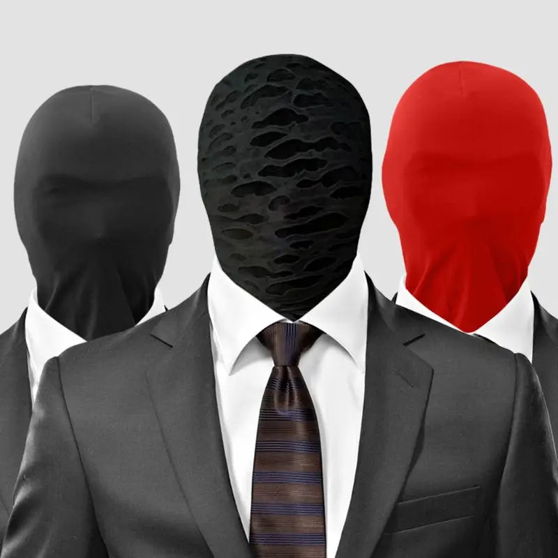 Breathable Full Mask Set for Cosplay Halloween Parties - 2 Pieces