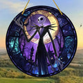 Halloween The Nightmare Before Christmas Jack Skellington Sun Catcher Acrylic Wall Decor for Home Garden