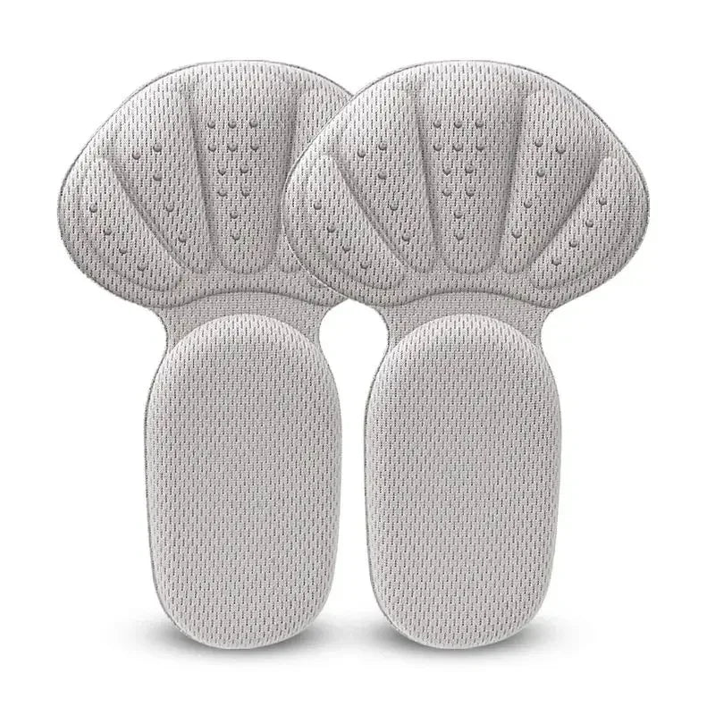 2-in-1 Soft Sponge Heel Cushion Shoe Inserts with Heel Protectors - Unisex