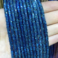 Natural Hematite Beads - Faceted Round Flat Spacer Jewelry Making Supplies