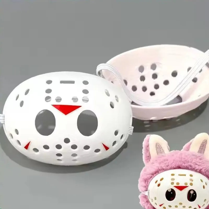 Labubu Mask Doll Costume Accessories for 17cm Collectible Soft Toys Halloween Decor