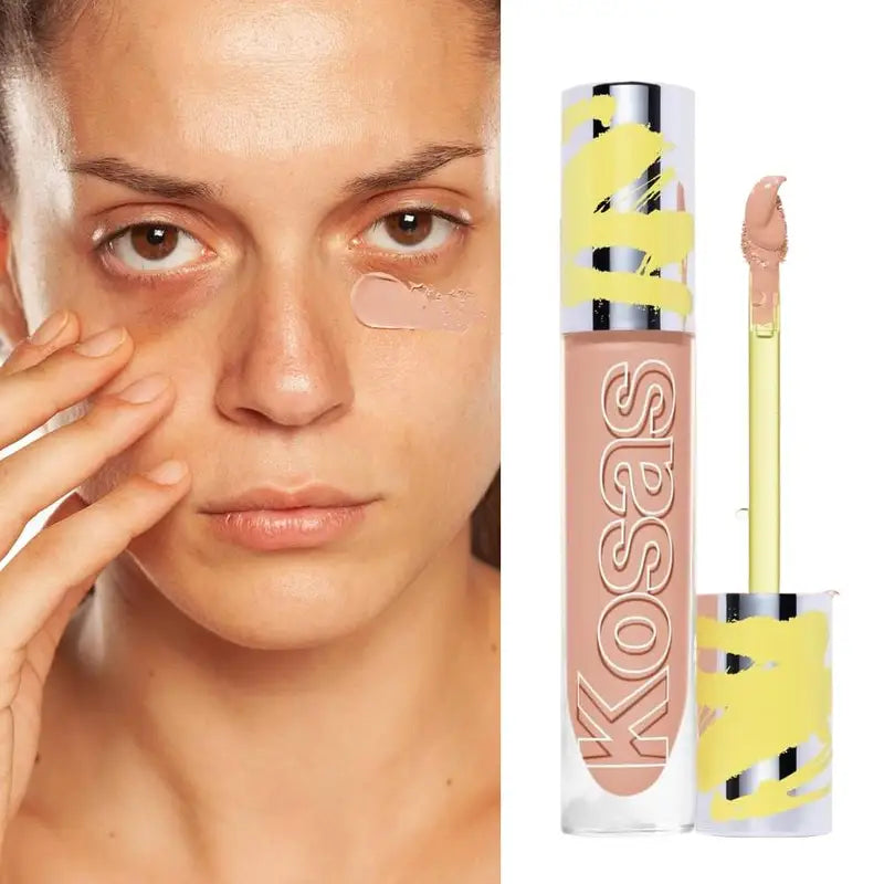 Hydrating Liquid Concealer for Dark Circles & Blemishes - Oil-Free, Waterproof, 5.3ml