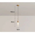 Wabi-Sabi Cave Stone Pendant Lamp - Vintage Nordic Bedroom Chandelier