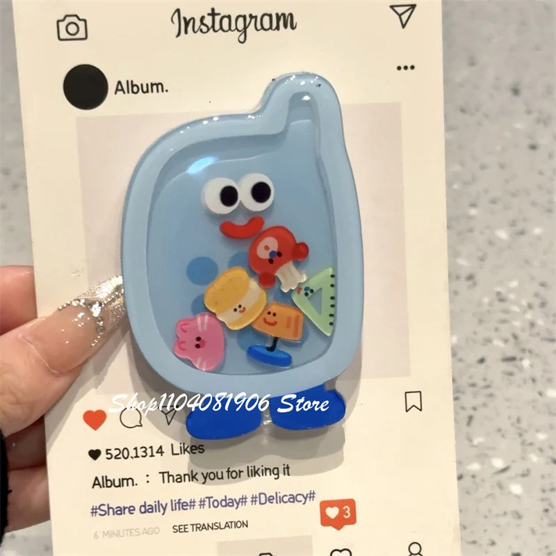 Cute Cartoon Phone Grip for iPhone and Samsung Accessories - Phone Stand & Ring Holder