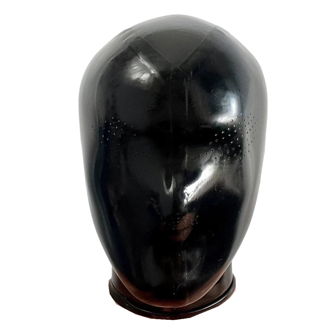 Perforated Latex Hood Mask with Micro Holes Breathable Eyes and Nose