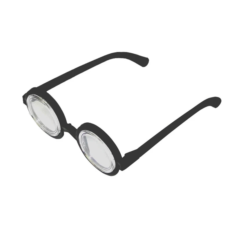 Round Plastic Glasses Costume Accessory for Halloween Party Kids Teens
