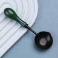 Melting Wax Spoon with Wooden Handle Non-Stick Heating Tool for Candle Making