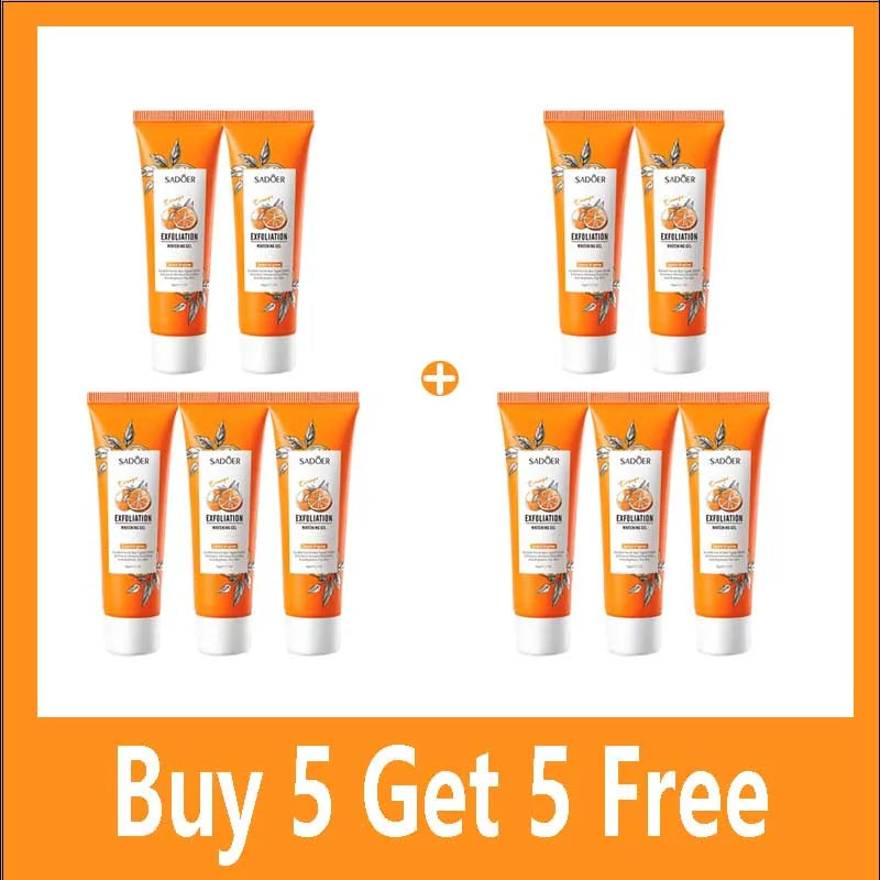 Exfoliating Peeling Gel Facial Scrub for Moisturizing & Blackhead Removal