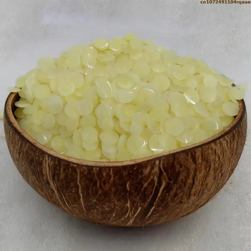 Organic Candelilla Wax Pellets for DIY Lip Balm Candle Soap - Natural Raw Material