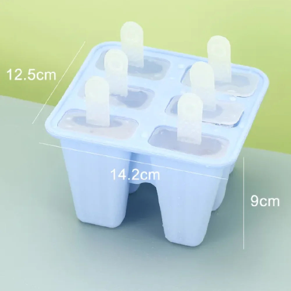 Silicone Ice Pop Molds 6/10 Holes BPA-Free Reusable Freezer & Oven Safe