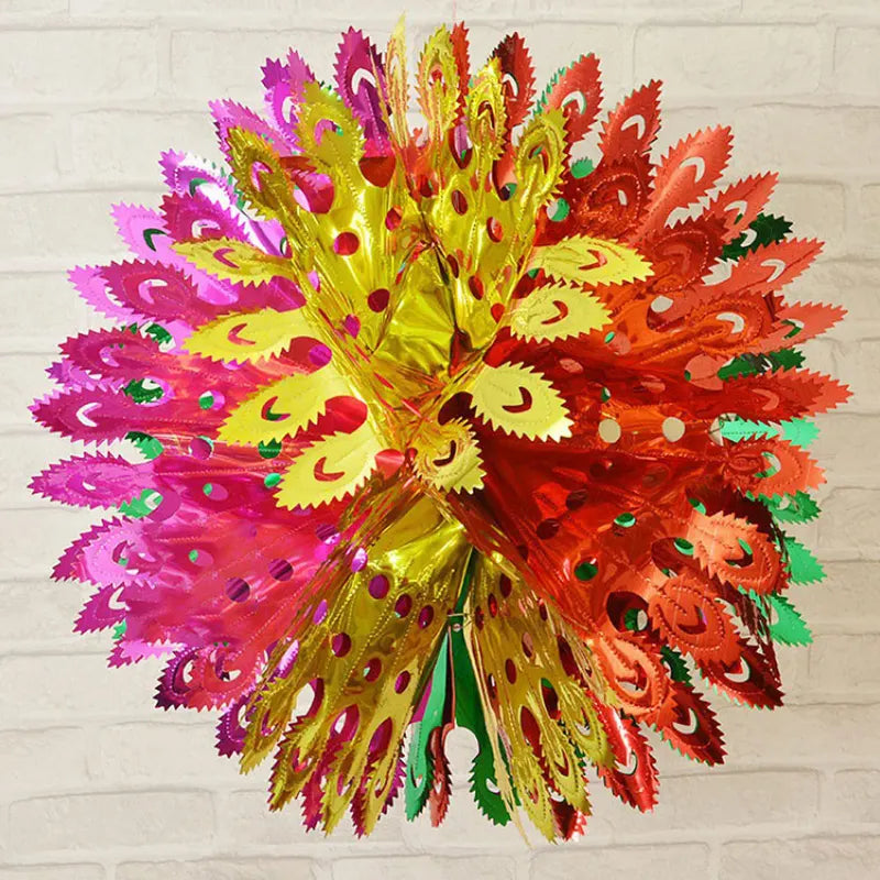 Christmas Foil Garlands Hanging Decoration Festive Ceiling & Wall Decor